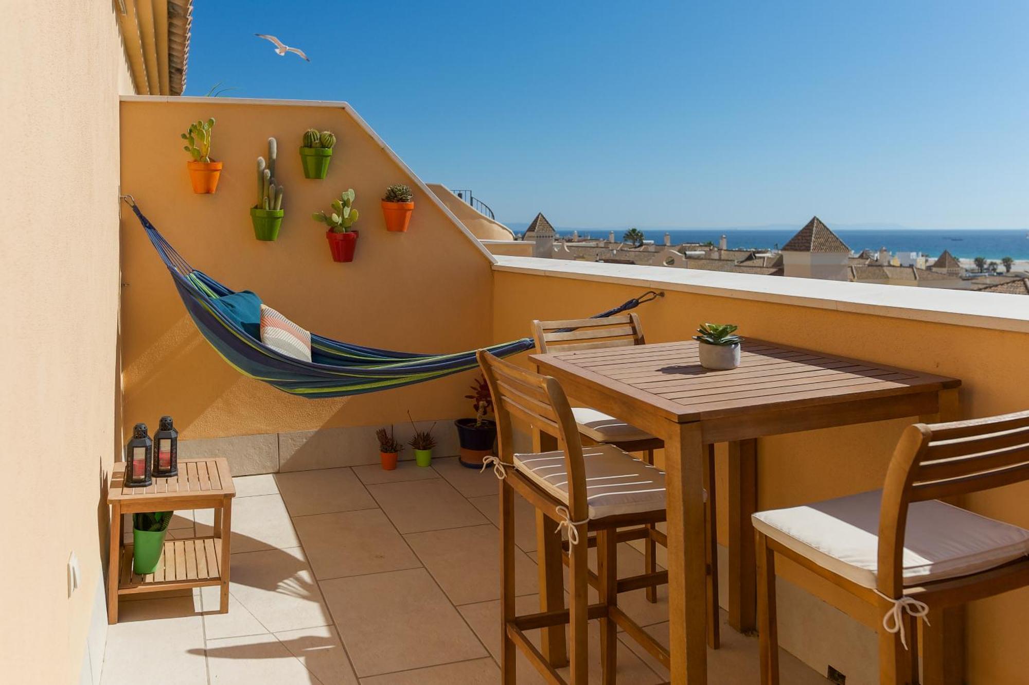 Deja Blue - Tarifa Rent Modern Penthouse Apartment Exterior photo