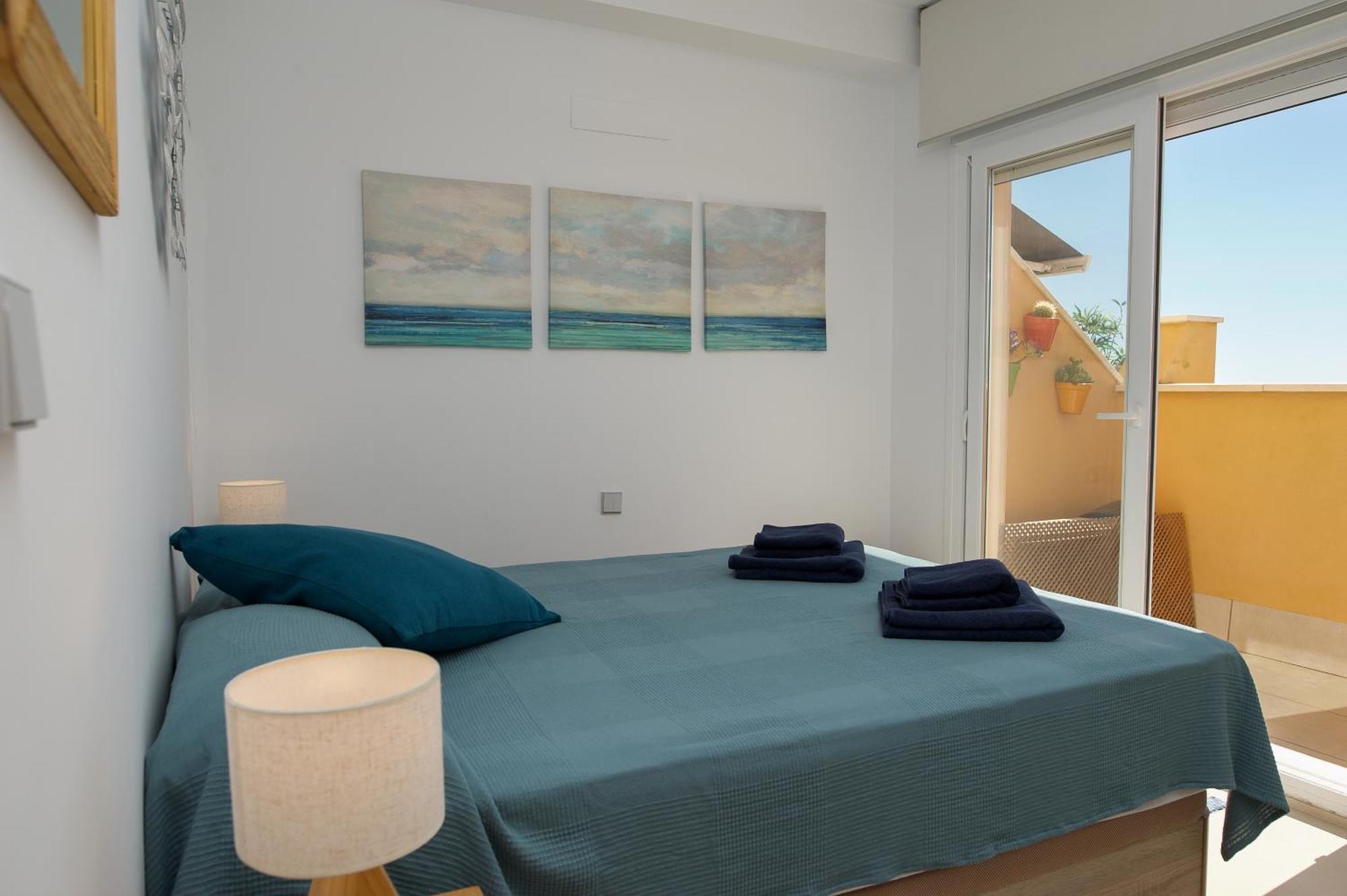Deja Blue - Tarifa Rent Modern Penthouse Apartment Exterior photo