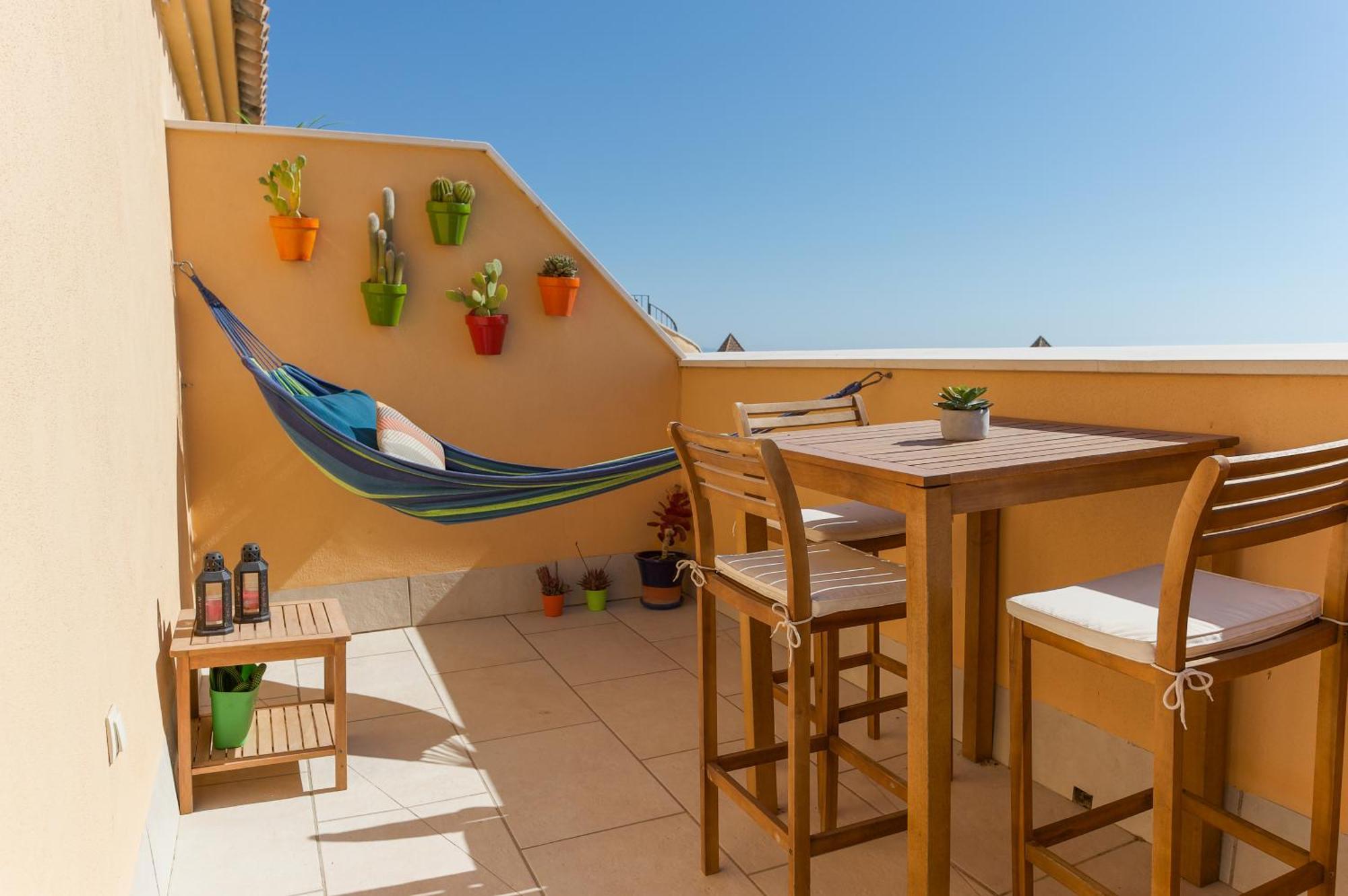 Deja Blue - Tarifa Rent Modern Penthouse Apartment Exterior photo